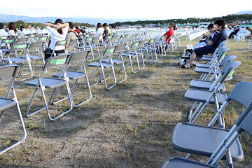 赤川花火大会　パイプ椅子席×3枚